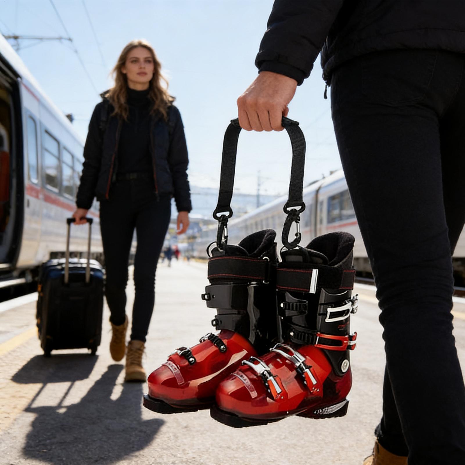 Ski Boot Straps Gear Shoulder  - огляд і ціна Cycling Commuting