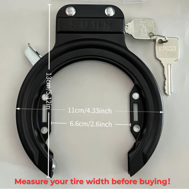 Outdoor Bicycle Horseshoe Lock - огляд і ціна U Lock Heavy Duty