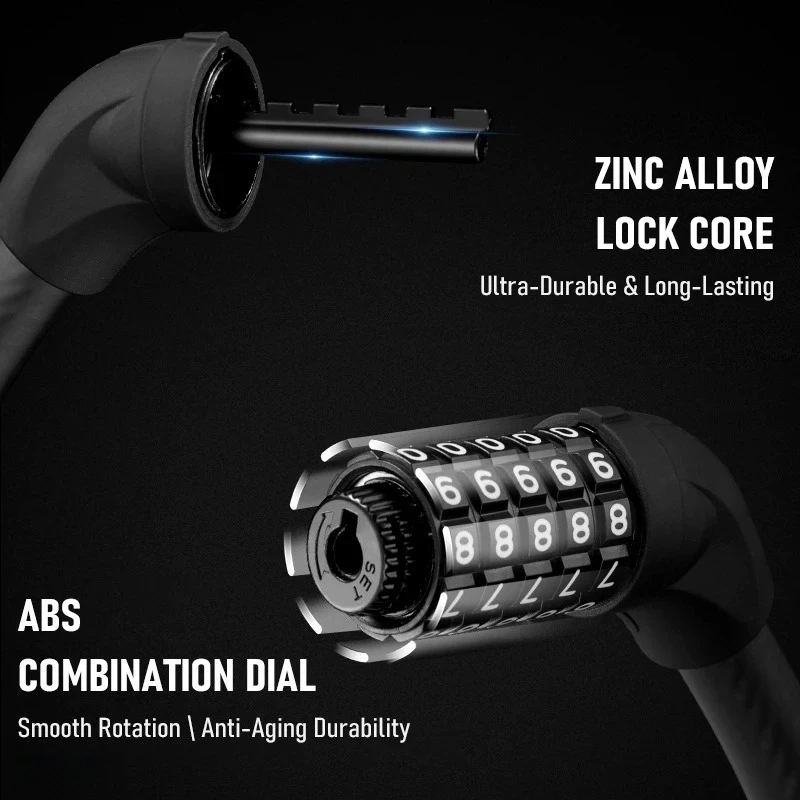 5-Digit Combination Bike Lock  - огляд і ціна U Lock Heavy Duty