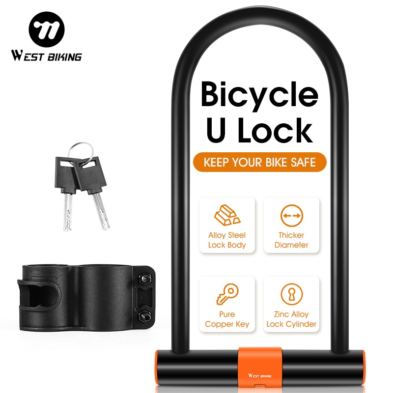 WEST BIKING Double Opening U B - огляд і ціна U Lock Heavy Duty