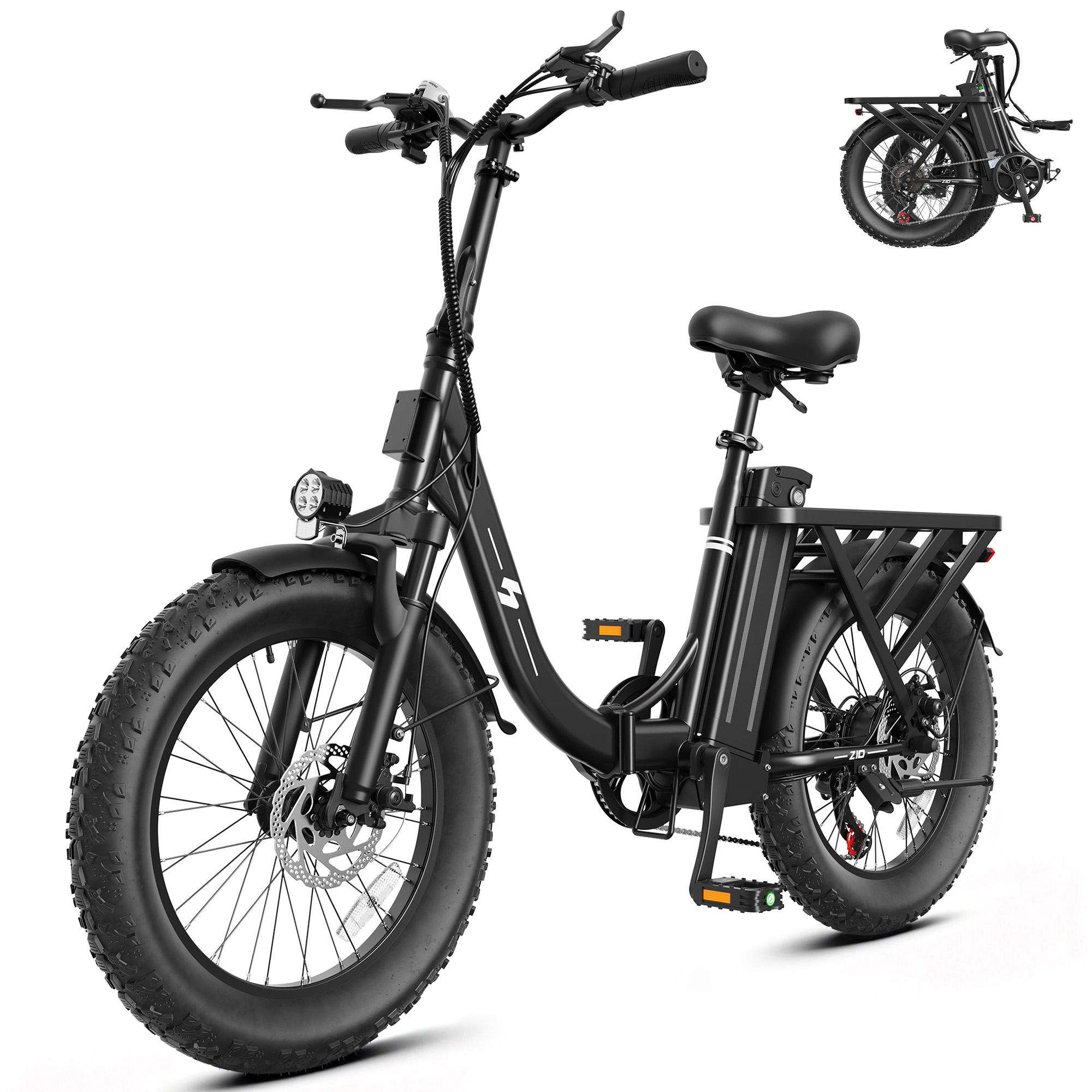 Hopepeak Z10 Folding Electric  - огляд і ціна Commuter Biking